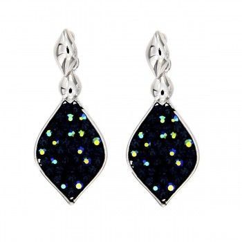 Pendientes Glitter Arrow Blue