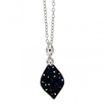 Colgante Glitter Arrow Blue