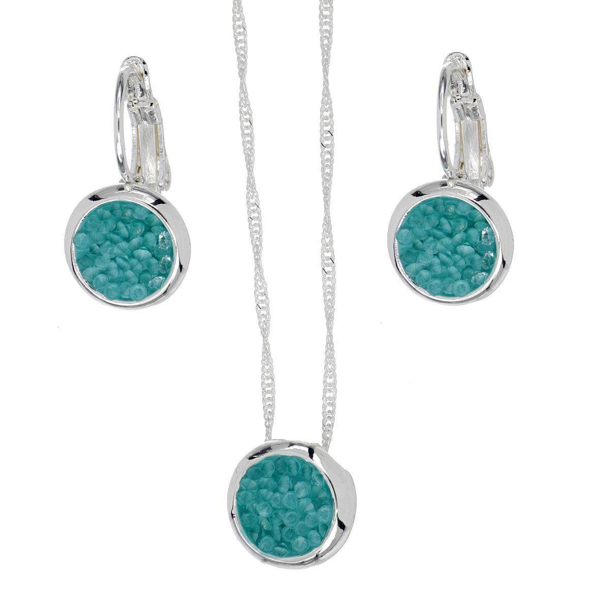 Conjunto Aposelene en rodio Conjunto Aposelene en rodio