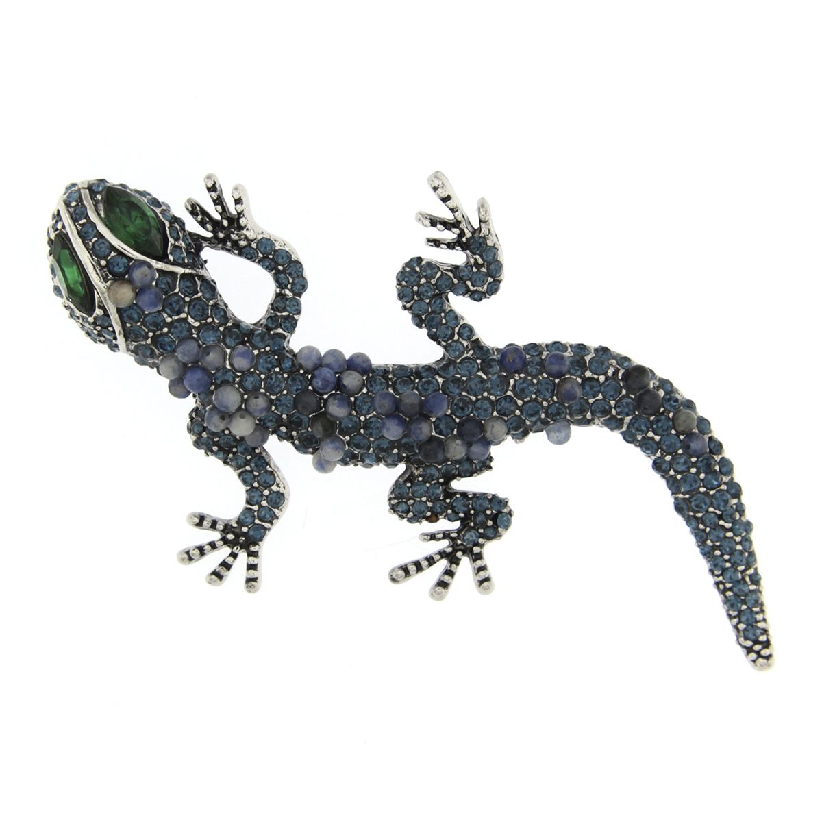 Broche Various Salamander en rodio Broche Various Salamander en rodio