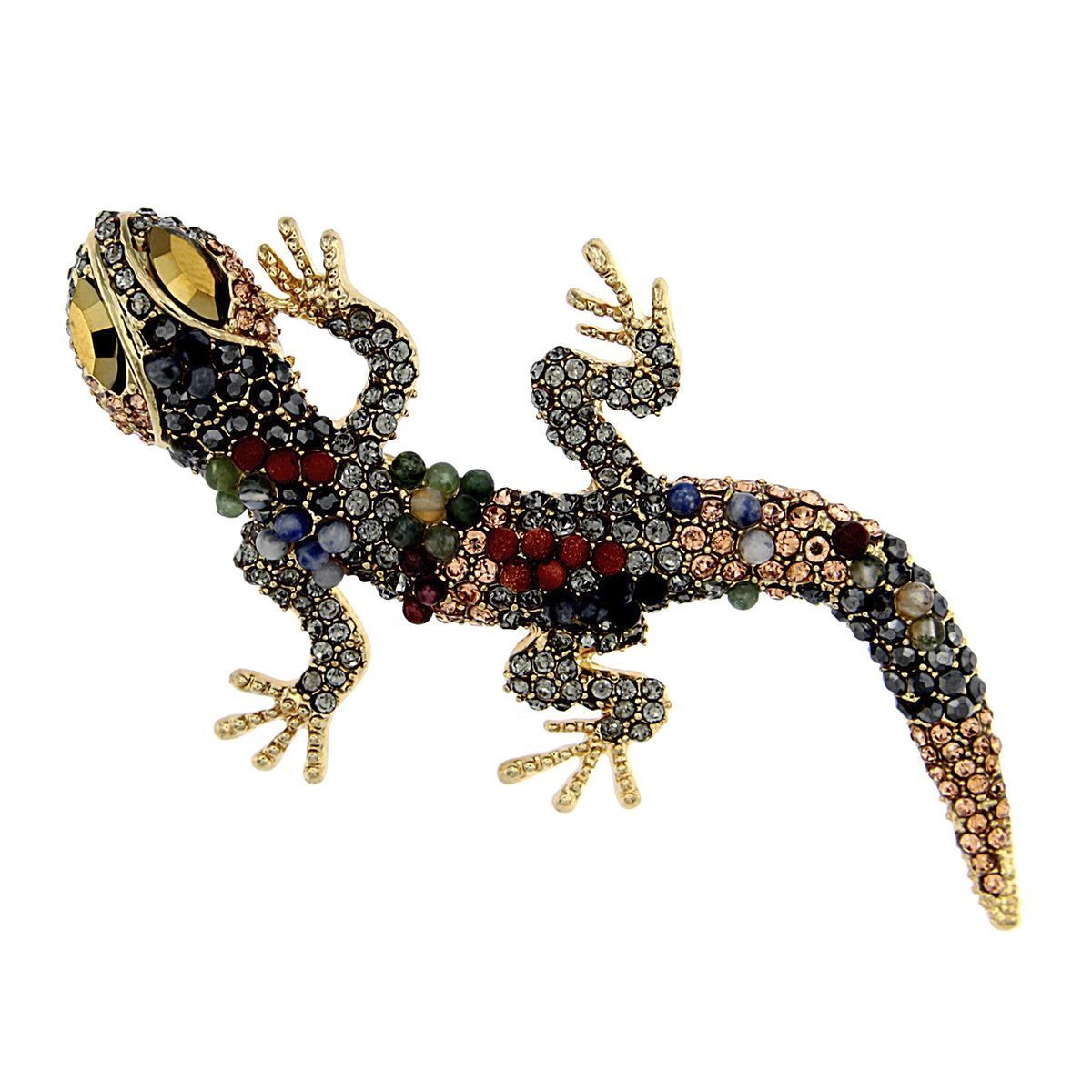 Broche Various Salamander en oro Broche Various Salamander en oro