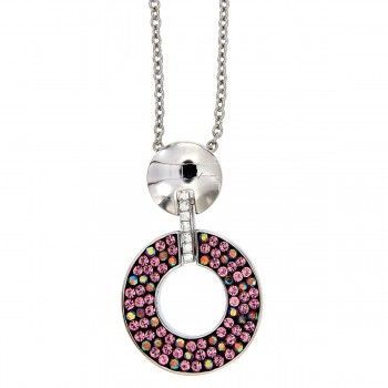 Colgante Glitter Ring Rose