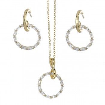 Conjunto Classic Halo en oro