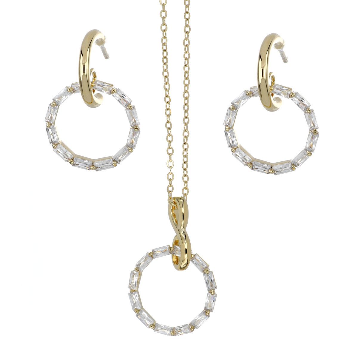 Conjunto Classic Halo en oro Conjunto Classic Halo en oro