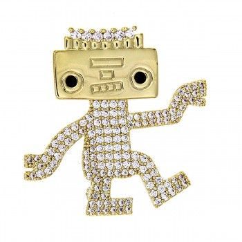 Broche Cool Robot