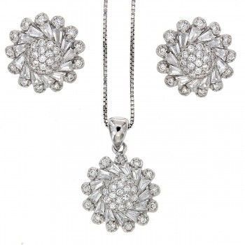 Conjunto Classic Round Rosette