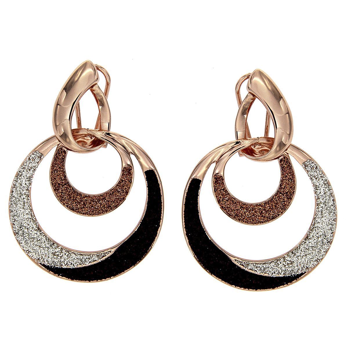 Pendientes Glitter Round Silver Pendientes Glitter Round Silver
