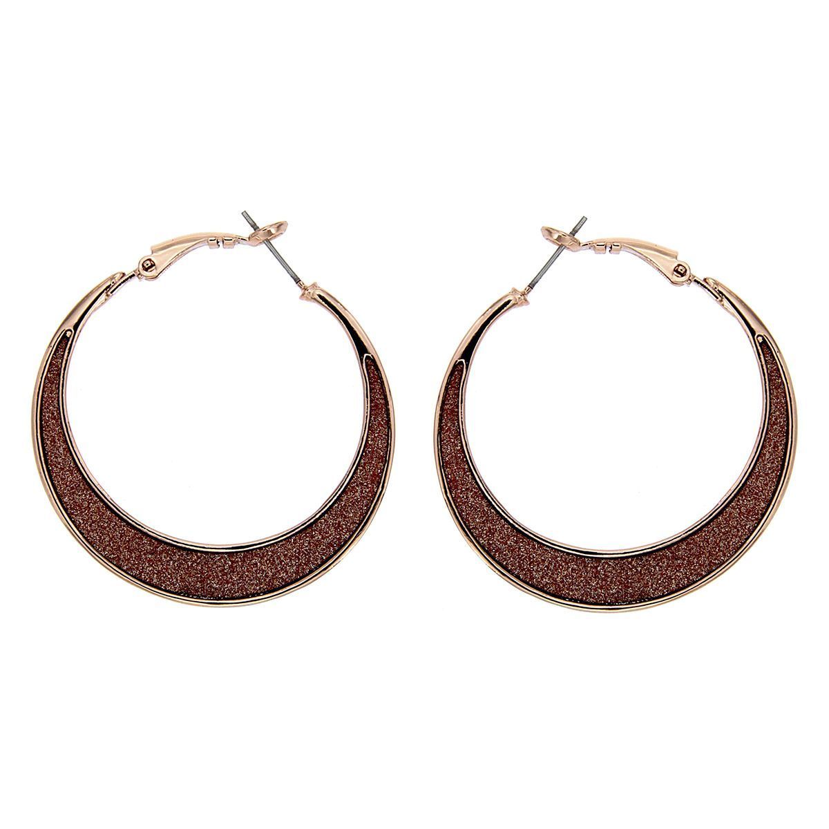 Pendientes Glitter Arch Brown Pendientes Glitter Arch Brown