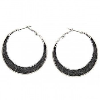 Pendientes Glitter Arch Gray