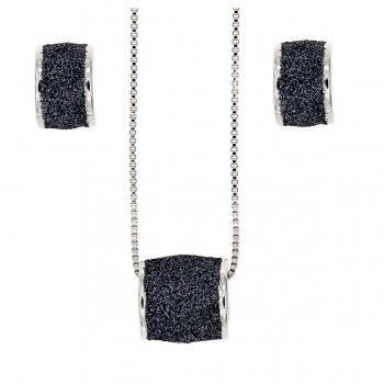 Conjunto Glitter Reel Rodio