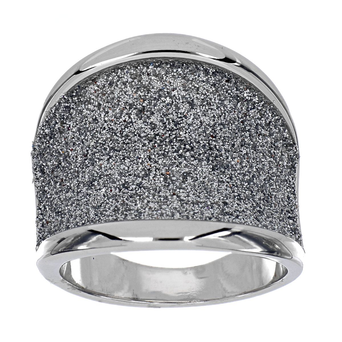 Anillo Glitter Broad Rodio Anillo Glitter Broad Rodio