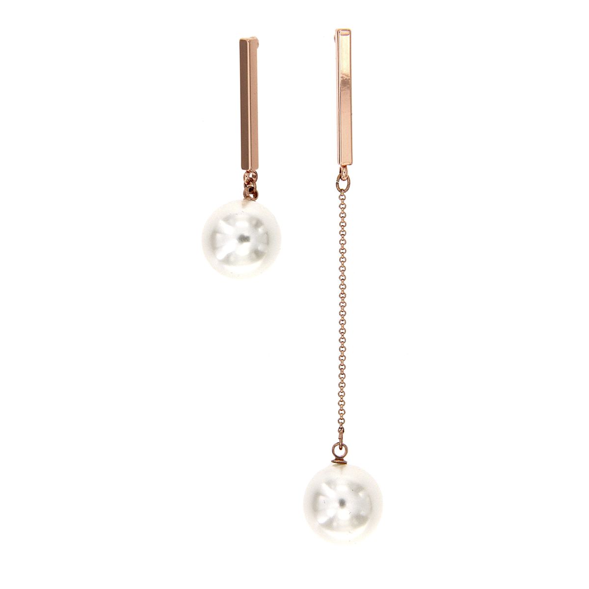 Pendientes Long&Nice Chain Oro Rosa Pendientes Long&Nice Chain Oro Rosa