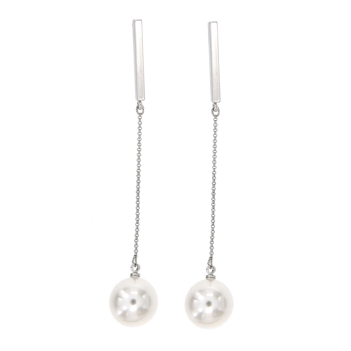 Pendientes Long&Nice Chain Rodio Pendientes Long&Nice Chain Rodio