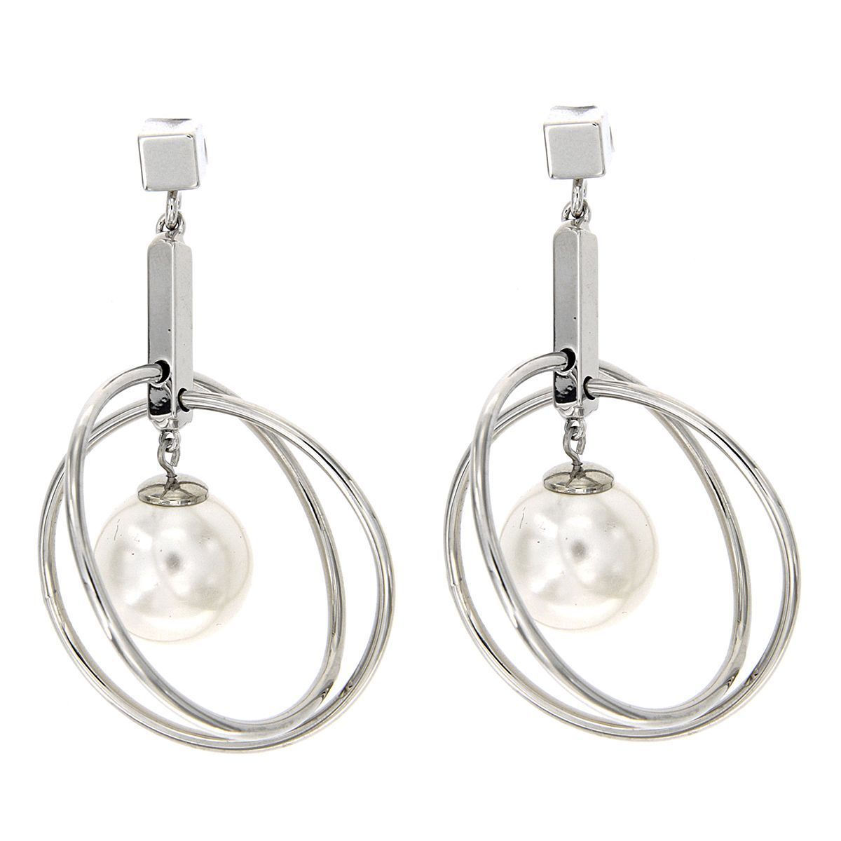 Pendientes Long&Nice Spiral Rodio Pendientes Long&Nice Spiral Rodio
