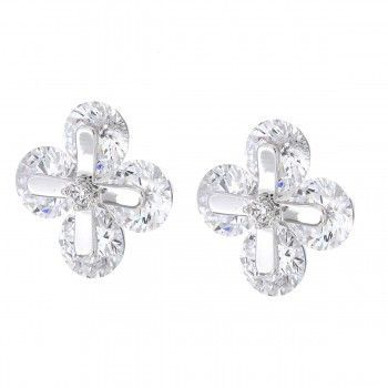 Pendientes CZ Cross