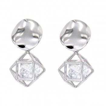 Pendientes CZ Cube