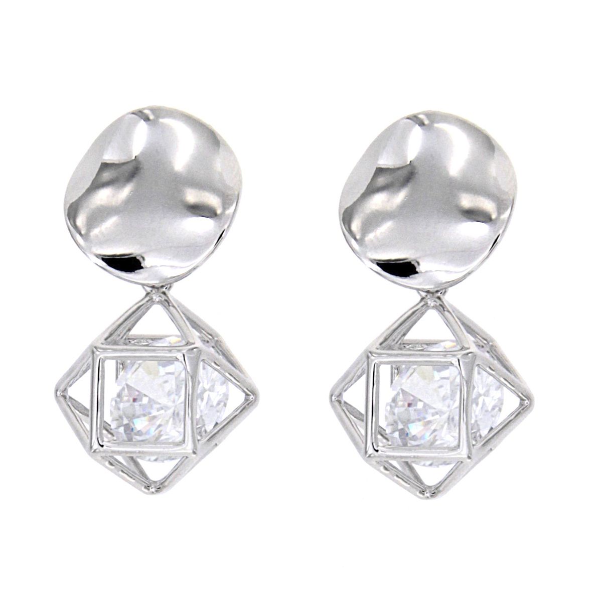 Pendientes CZ Cube Pendientes CZ Cube