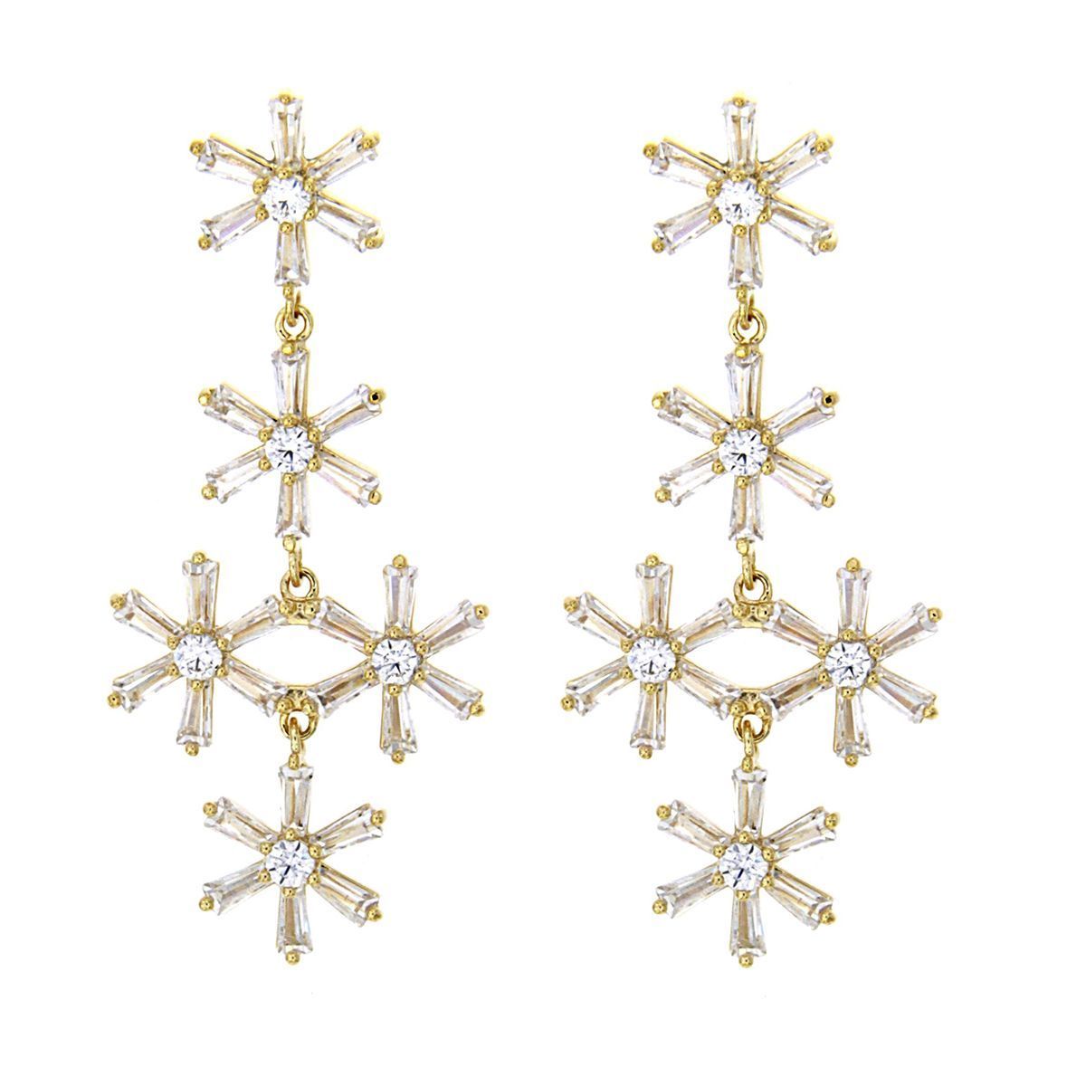 Pendientes Long&Nice Snow Pendientes Long&Nice Snow