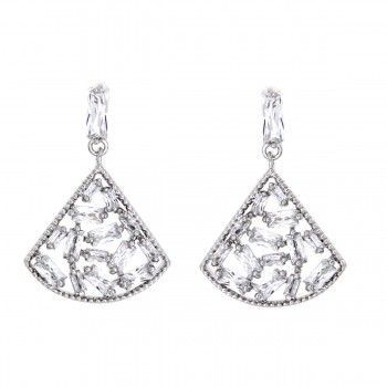 Pendientes CZ Triad