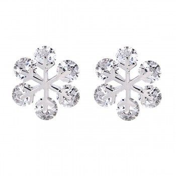 Pendientes CZ Snow