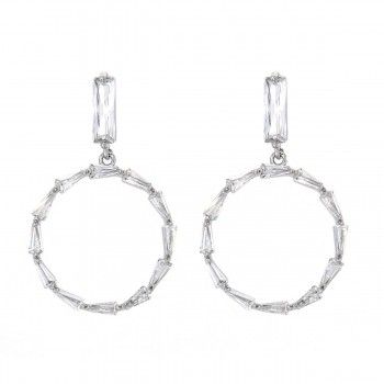 Pendientes CZ Halo