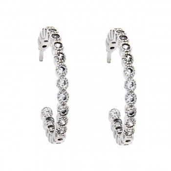 Pendientes CZ Mesh