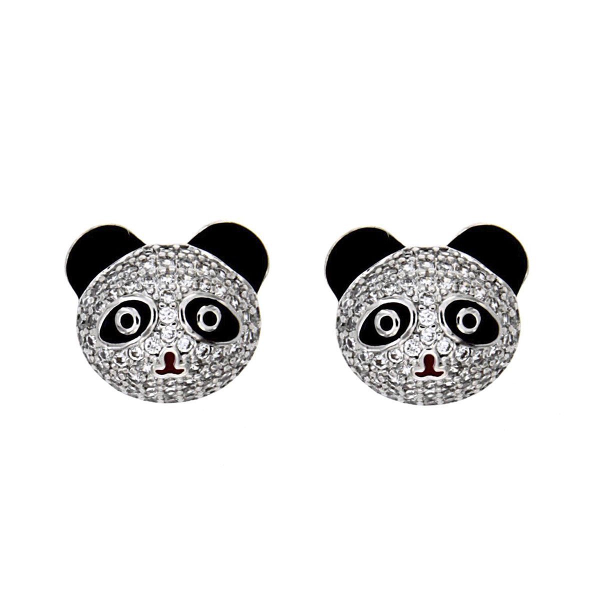 Pendientes CZ Panda Pendientes CZ Panda