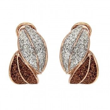 Pendientes Glitter Leaves