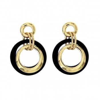 Pendientes largos Bora Bora Oro