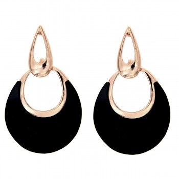 Pendientes largos Palombaggia Oro Rosa