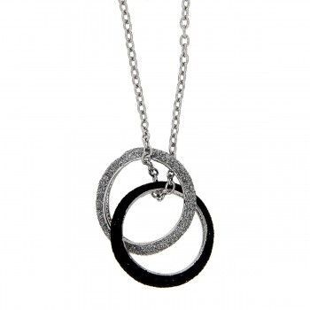 Colgante Glitter Link Gray